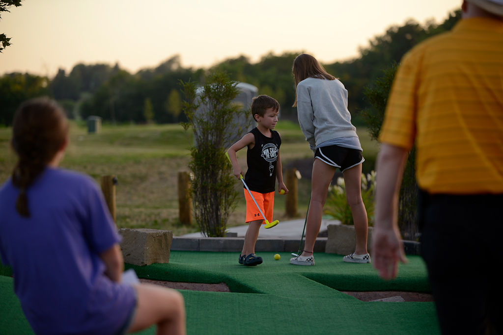 Corbin Doyle, 7, runs after his ball
